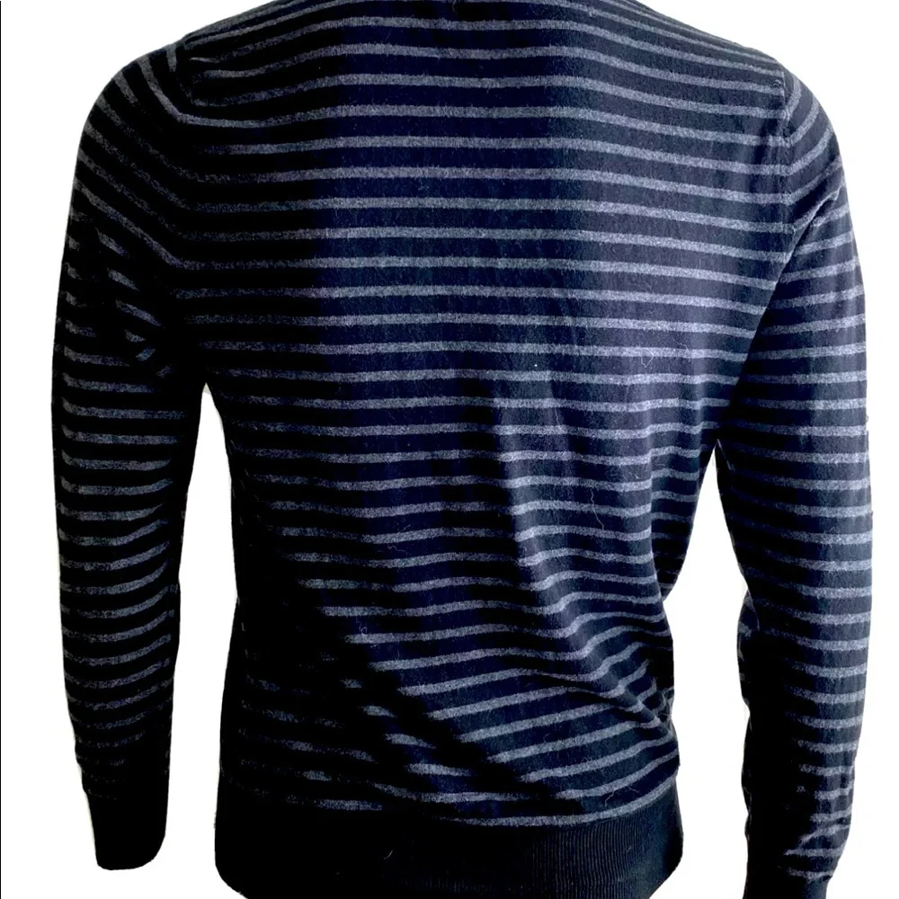GoodFellow & Co. Black And Gray Striped‎ Sweater